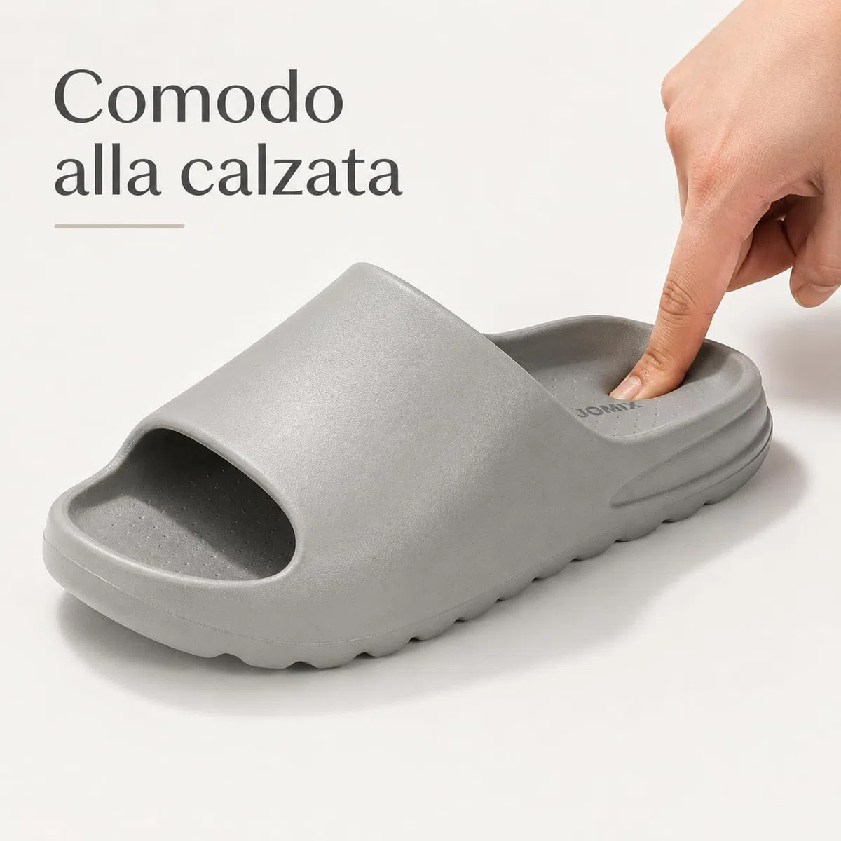 JOMIX Ciabatte Uomo Estive in EVA Slip On,Pantofole Comode Leggere in Gomma con Suola Antiscivolo,Pratiche per Tutti i Giorni di Uso Quotidiano