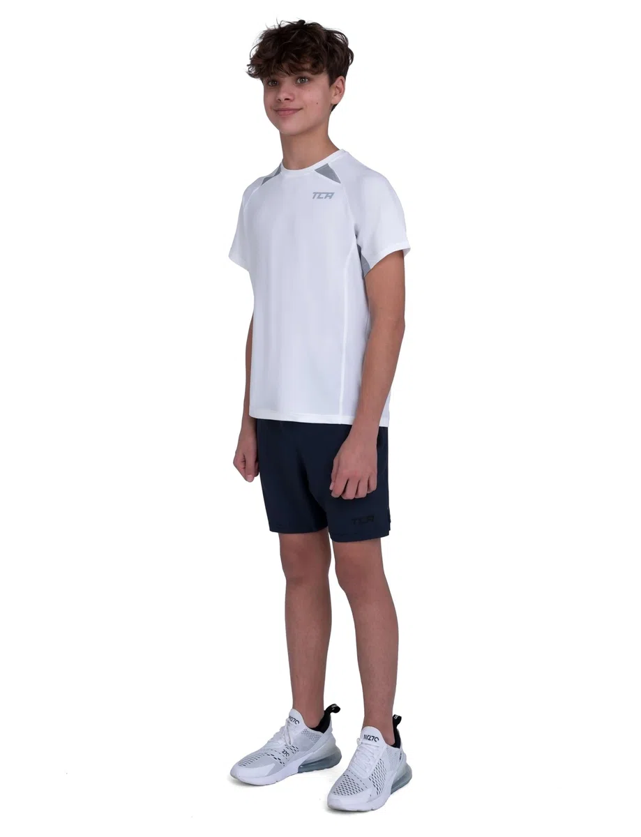 TCA Maglietta Quickdry per Ragazzi per Calcio, Sport, Allenamento - Kit Calcio per Ragazzi, Magliette per Ragazzi