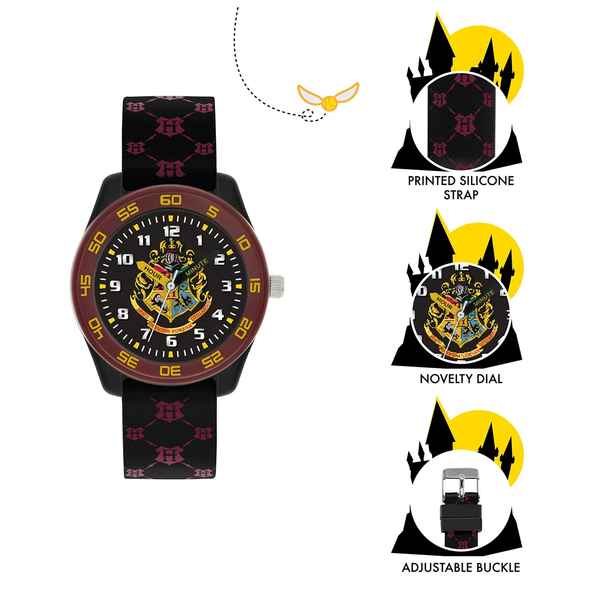 Harry Potter - Orologio Ragazzi, Nero, HP9050ARG AMZ