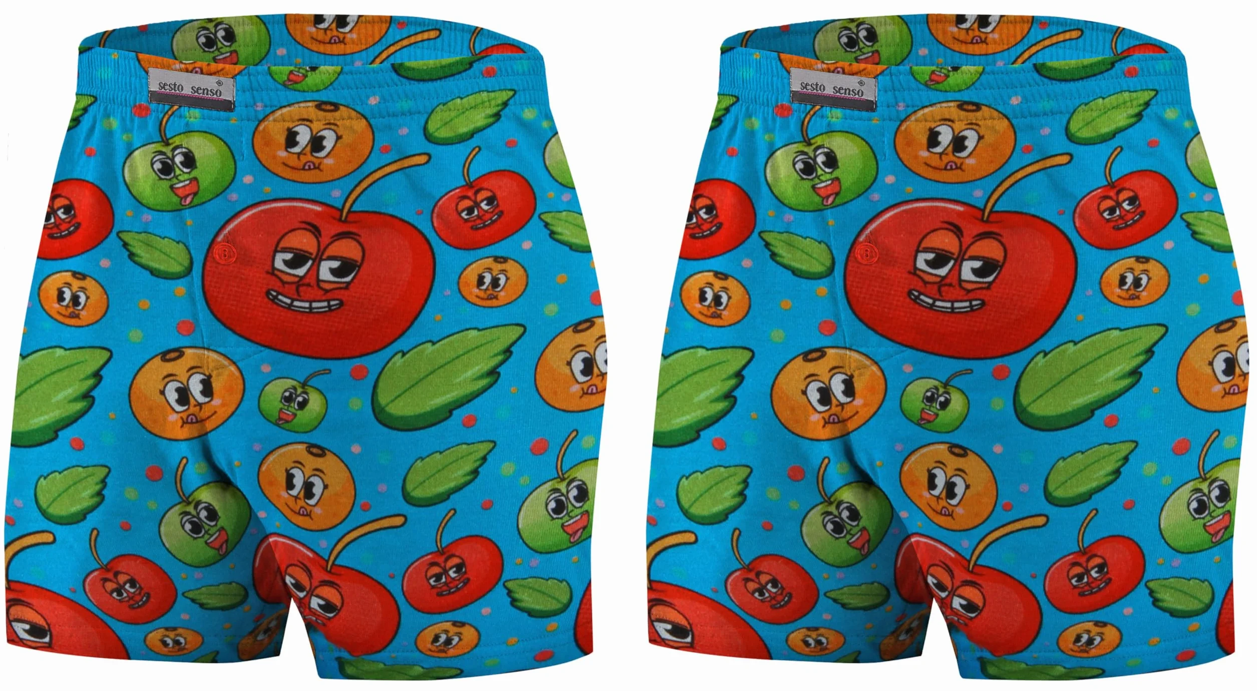 sesto senso 2 Pacco Pantaloncini Pigiama Uomo Cotone Corti