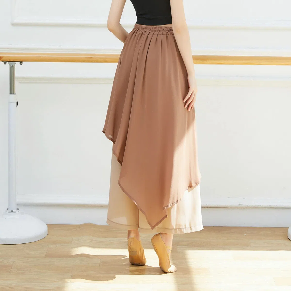 Pantalone Danza Donna Eleganti Pantaloni Larghi Casual Pantaloni da Danza Classica Pantaloni Lunghi A Gamba Larga Esercizi Pantaloni Donna Estivie Leggeri