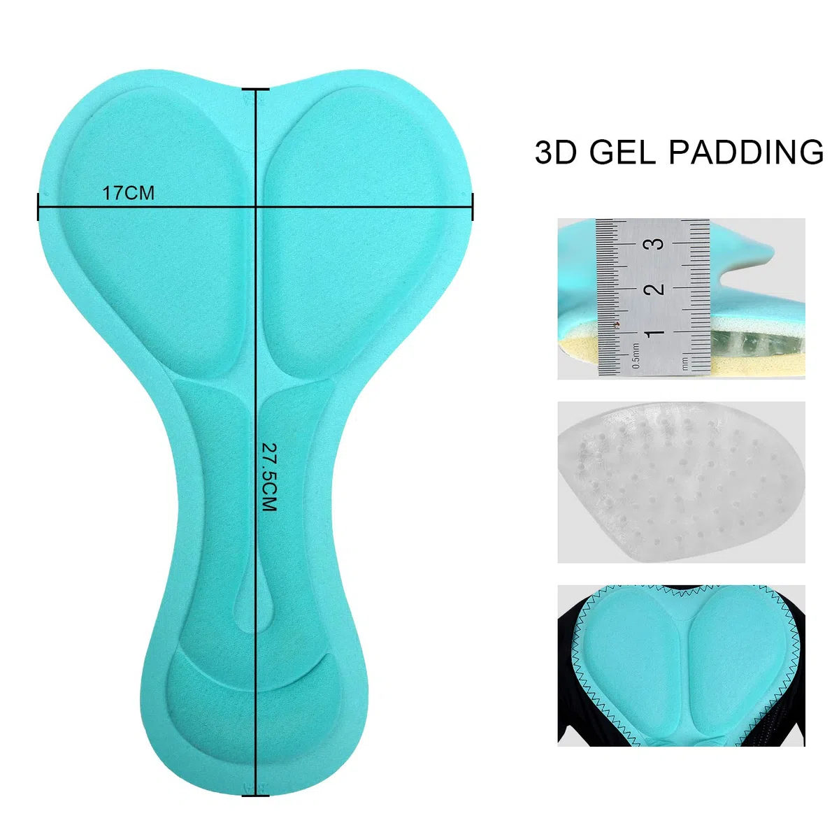 INBIKE Biancheria Intima da Ciclismo da Donna Imbottitura 3D per Ciclismo