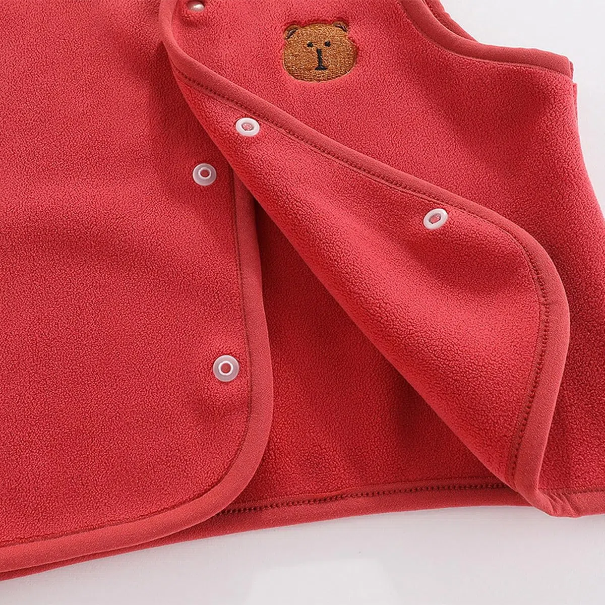 2 Pezzi Gilet Invernale in Pile Bambini e Ragazzi Ragazze Giacca Caldo Maglia Maglione Lavorato Senza Maniche per Bambina Cotone Bambini Gilet Modello per Primavera e Autunno 0-5 Anni