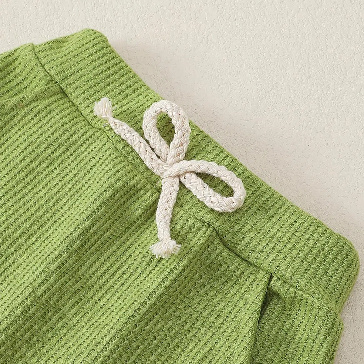 Set di Vestiti per Neonati Bambini Felpa a Righe con Colletto a Maniche Lunghe e Pantaloni 2 Pezzi Completo Primavera Autunno Abiti