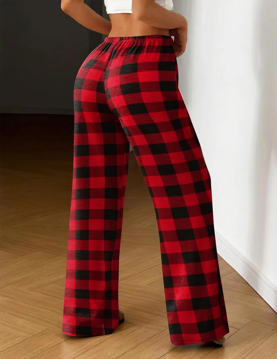 Ekouaer Pantaloni da Pigiama da Donna Lunghi Morbido Pantaloni da Notte con Tasche per Casa Dormire Yoga Jogging S-XXL