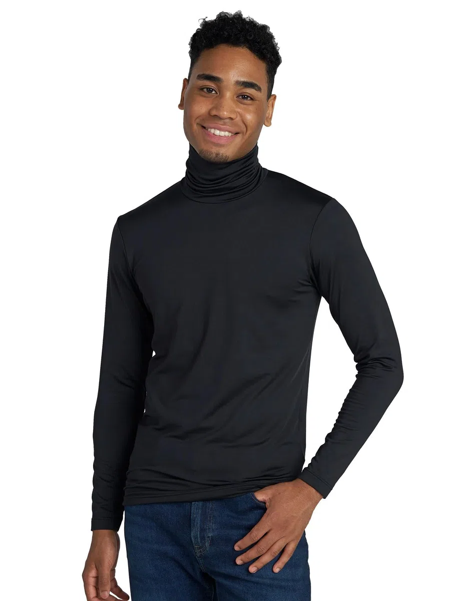 LAPASA Maglia Termica Dolcevita Leggera/Peso Medio Strato Base Uomo - Abbigliamento Termico T-Shirt M122 M124