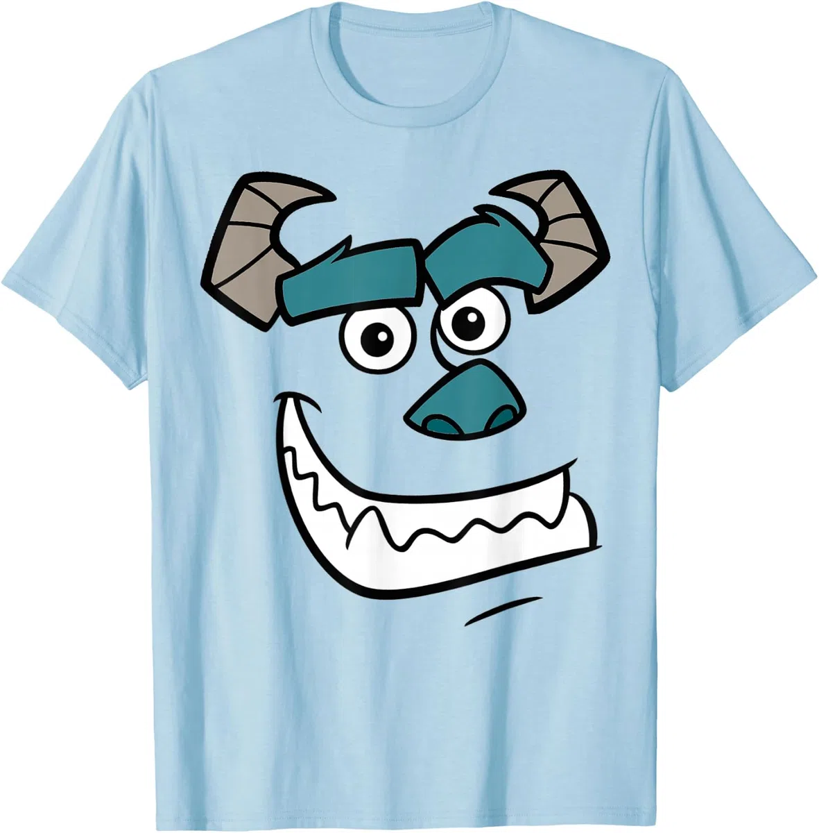 Disney Pixar Monsters Inc. Sulley Face Maglietta
