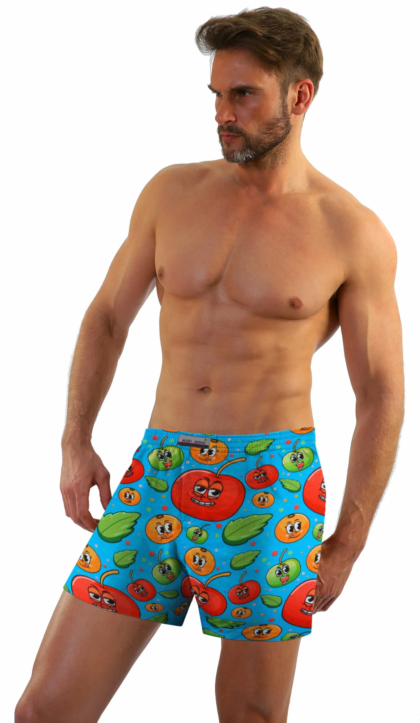 sesto senso 2 Pacco Pantaloncini Pigiama Uomo Cotone Corti