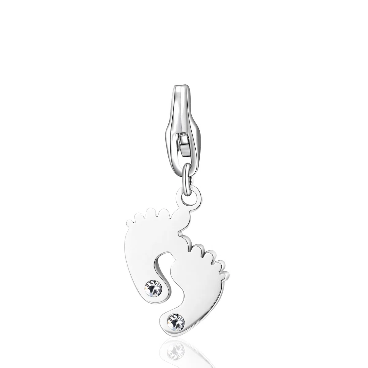 S'Agapõ Charm Donna in Acciaio e Cristalli | Collezione Happy - SHA388