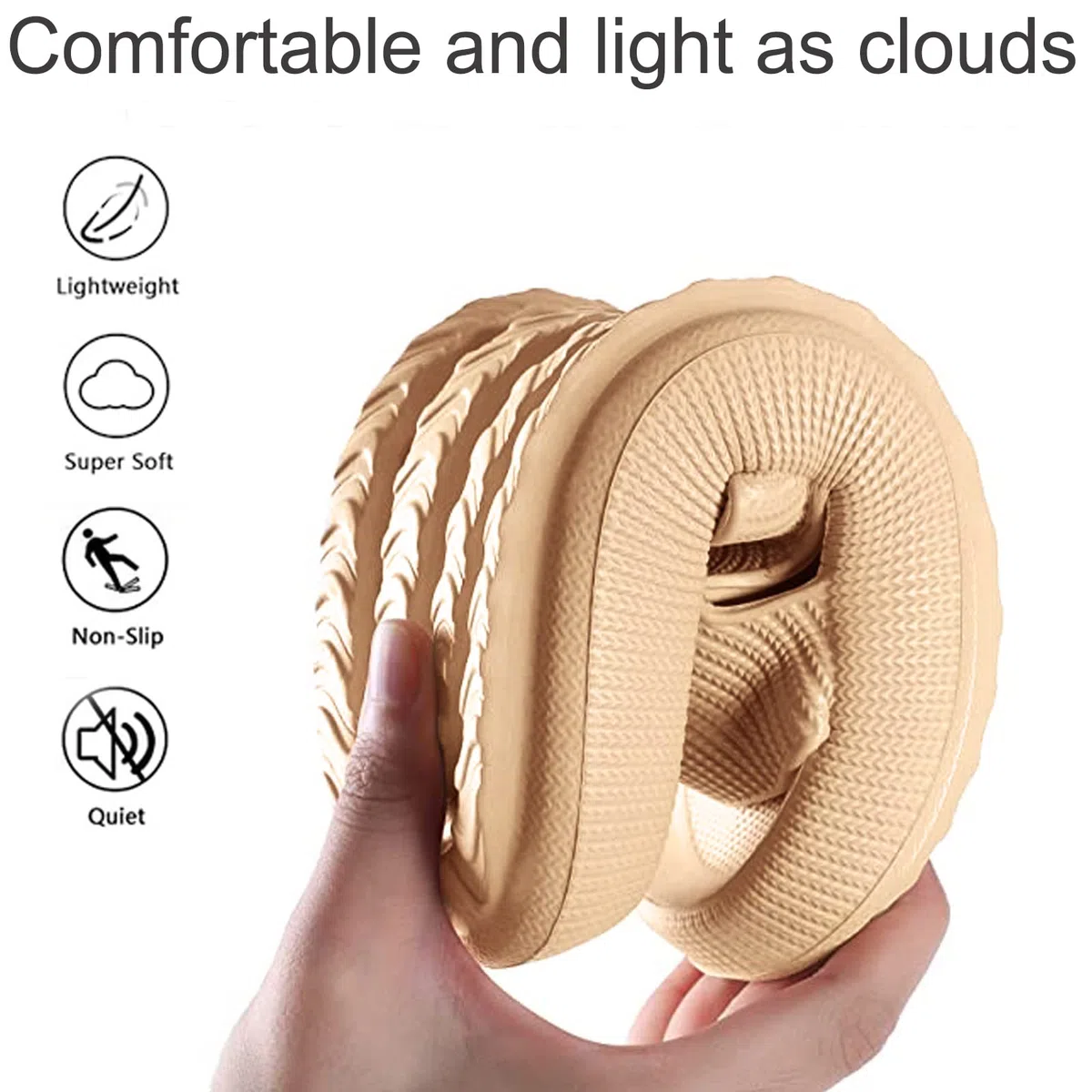 SHAINE Donna Uomo Ciabatte Estive Ultra Morbide Nuvola Pantofole Cuscino Sandali da Doccia Pantofole Antiscivolo Spiaggia Piscina Pantofole da casa Original Comfy Slippers