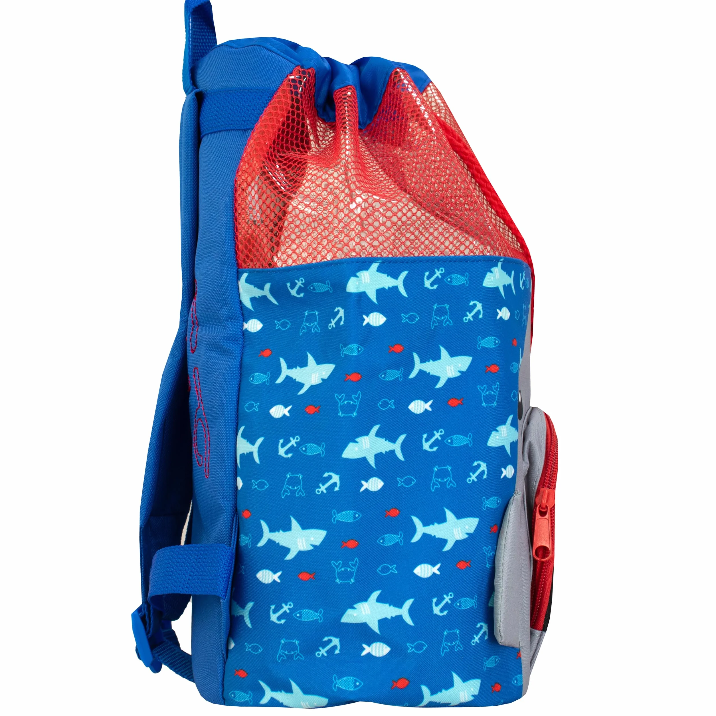 Harry Bear Borsa da bagno per bambini Squalo Blu