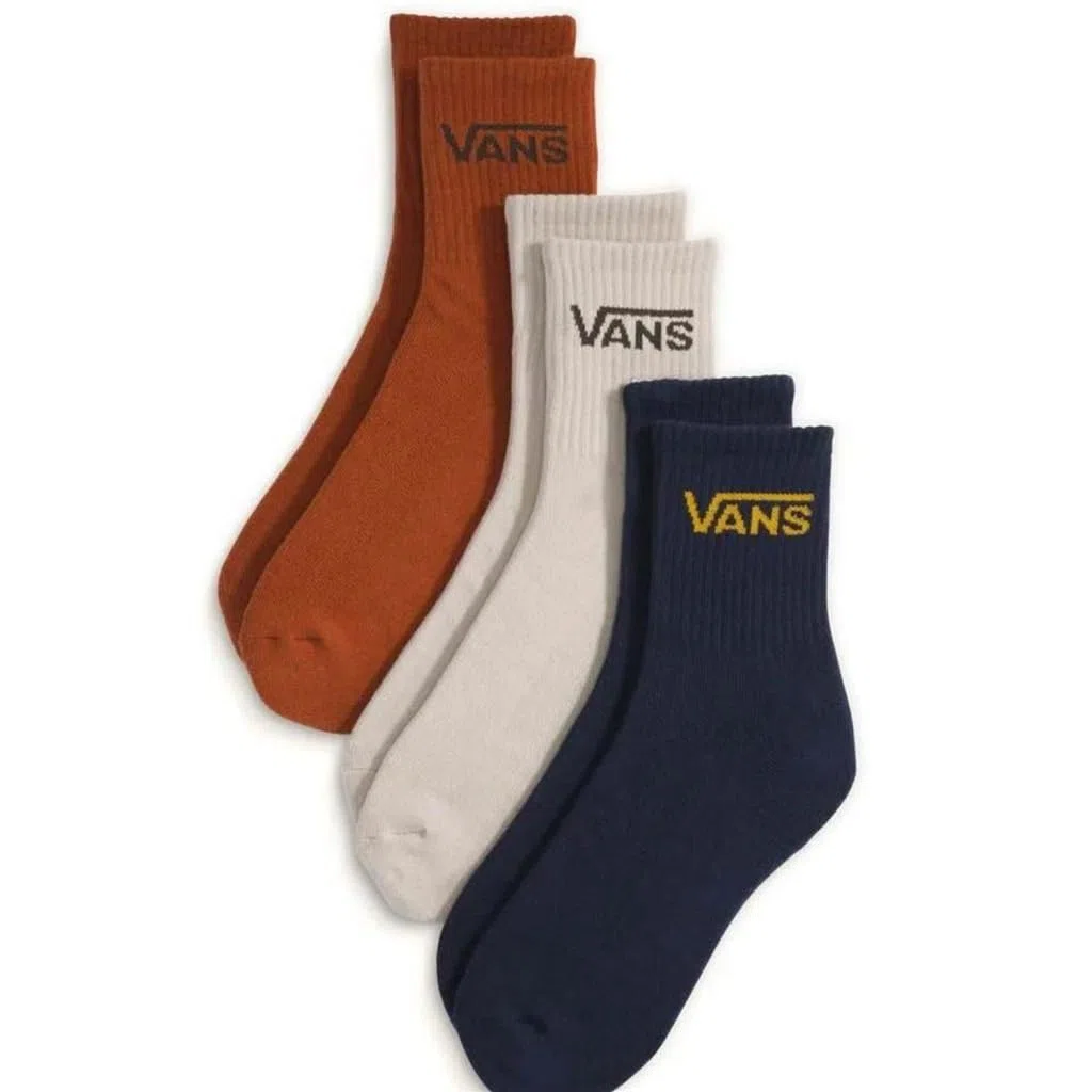 Vans Classic Crew 2026 - Confezione da 3 calzini Parisian Night