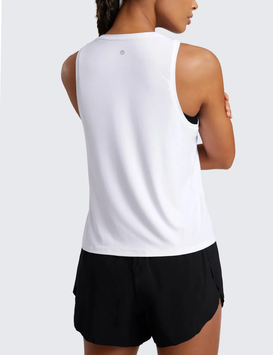 CRZ YOGA Cloudweight Canotte Sportive Leggere con Scollo a Giro per Le Donne