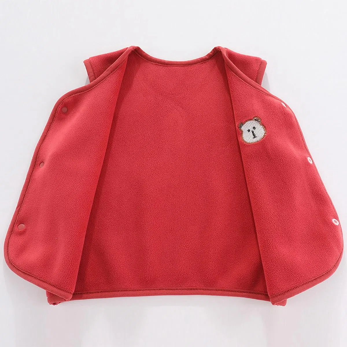2 Pezzi Gilet Invernale in Pile Bambini e Ragazzi Ragazze Giacca Caldo Maglia Maglione Lavorato Senza Maniche per Bambina Cotone Bambini Gilet Modello per Primavera e Autunno 0-5 Anni