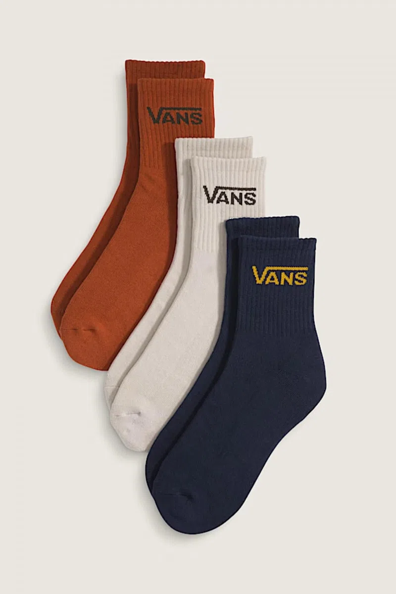 Vans Classic Crew 2026 - Confezione da 3 calzini Parisian Night