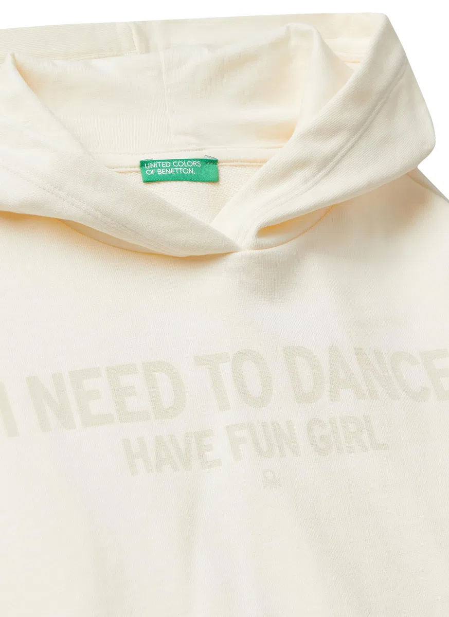 United Colors of Benetton Maglia C/CAPP. M/L 3nbmc2053 Felpa con Cappuccio Bambine e Ragazze (Pacco da 1)