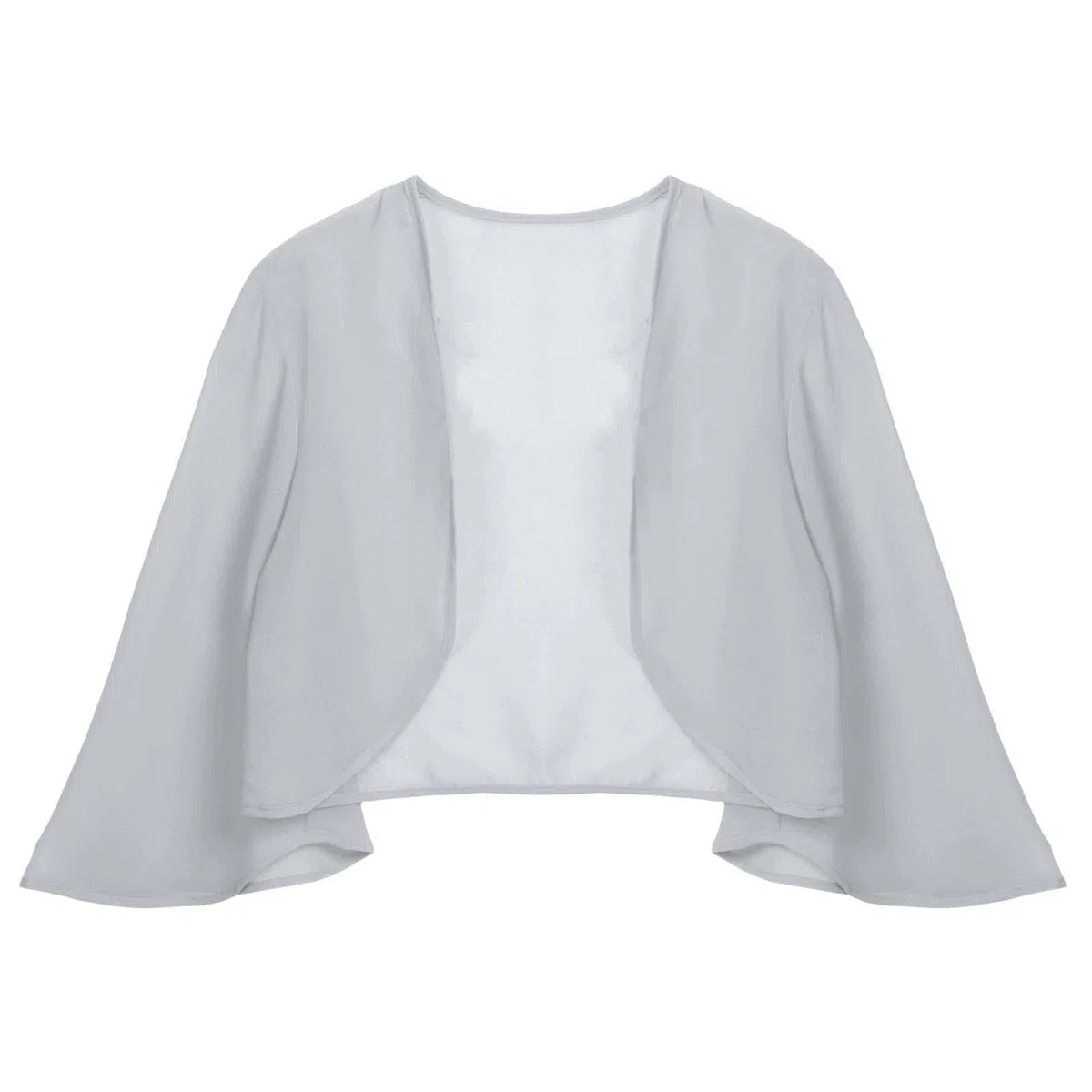 Coprispalle Donna Elegante in Chiffon Giacchino Corto Leggero Protezione Solare Bolero Cerimonia Giacca Corta Tre Quarti Scaldacuore Casual per Vestito Copri Spalle Estivo per Matrimoni, Feste,
