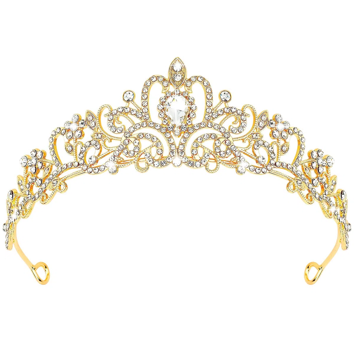 Tiara Corona di Cristallo,Tiara da Donna Accessori Cristallo Strass Diadema Corona Regina Coroncina Principessa Diadema per Capelli da Sposa per La Festa di Compleanno Regali di Natale