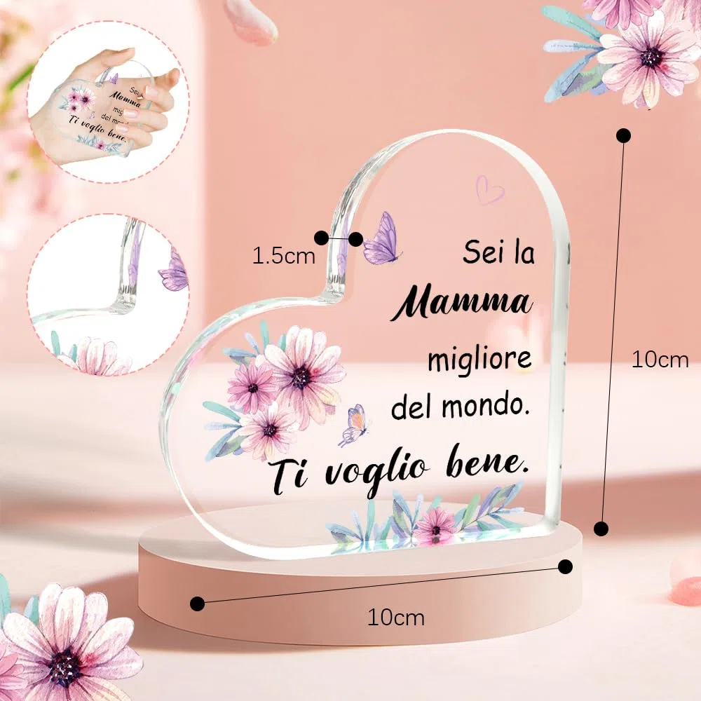 Regalo Mamma Natale Regalo Mamma Idee Regalo Mamma Compleanno Regalo Festa Della Mamma Ornamenti Decorativi Regali festa della Mamma Originali Idee Regali Mamma Regalo per Mamma