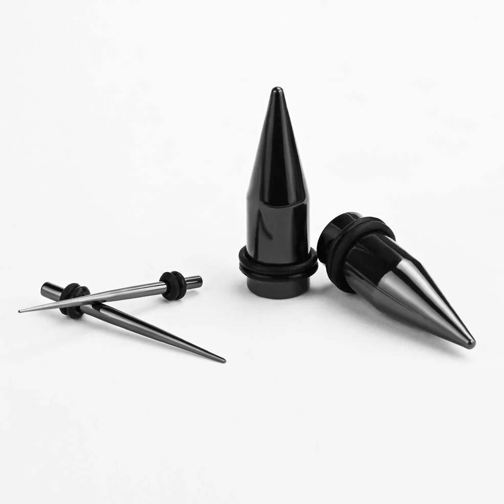 COOEAR 36PC Full Size Ear Taper Kit Ear Plug Set 14g-00g