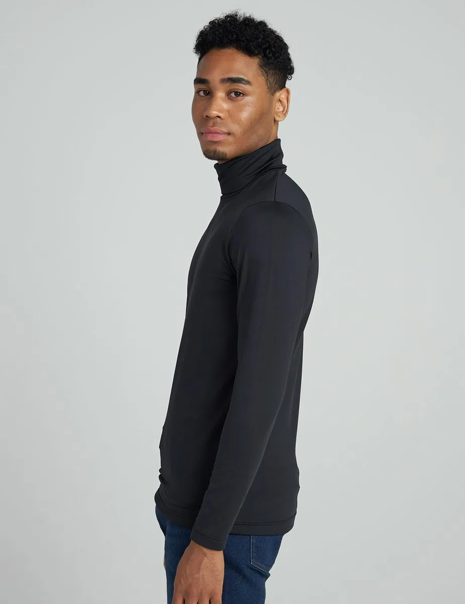LAPASA Maglia Termica Dolcevita Leggera/Peso Medio Strato Base Uomo - Abbigliamento Termico T-Shirt M122 M124