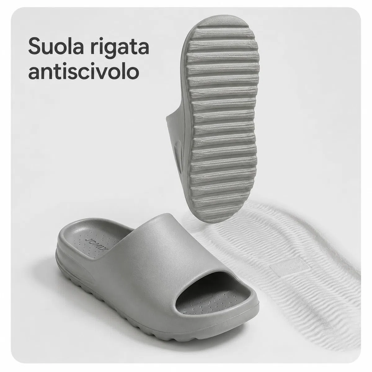 JOMIX Ciabatte Uomo Estive in EVA Slip On,Pantofole Comode Leggere in Gomma con Suola Antiscivolo,Pratiche per Tutti i Giorni di Uso Quotidiano