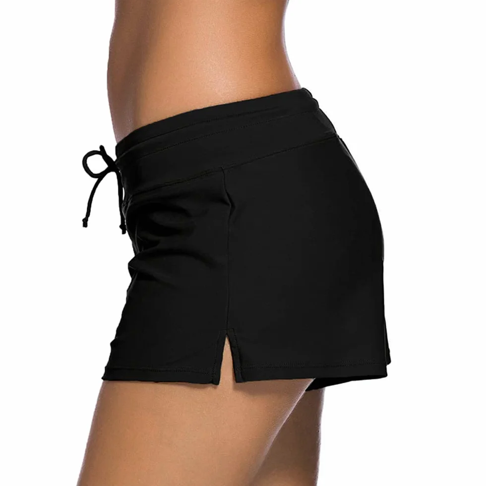 Pantaloncini da Bagno Donna Pantaloncini da Spiaggia Costume da Bagno Elastico Sportivi Pantaloni per Lo Yoga Jogging Piscina Spiaggia
