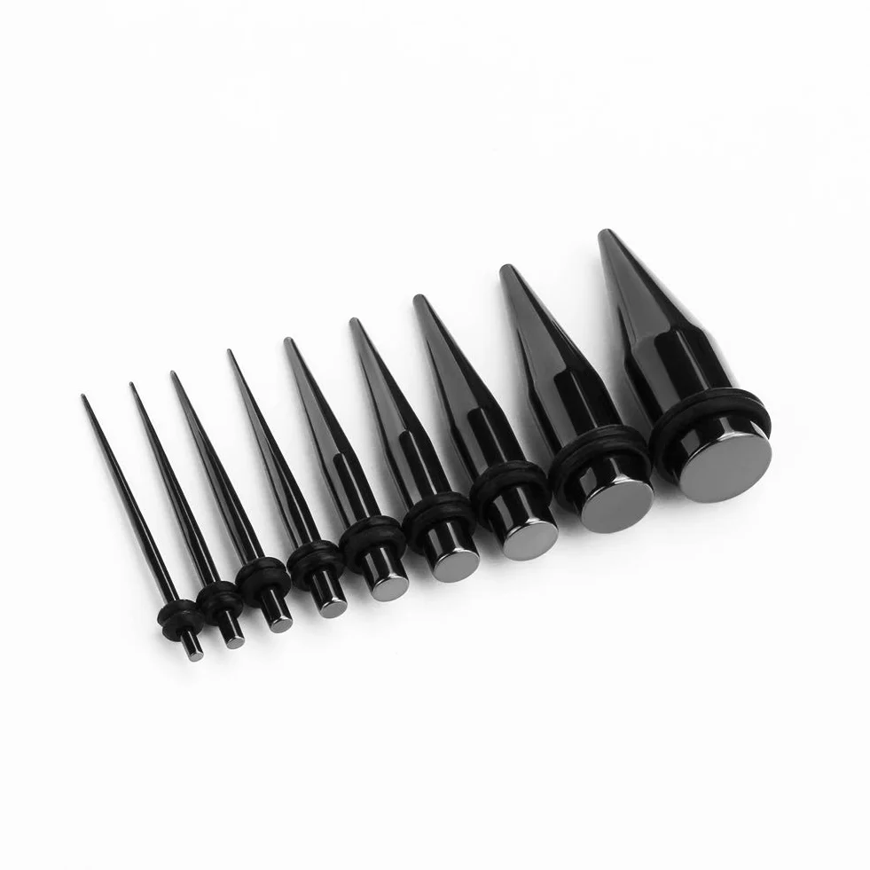 COOEAR 36PC Full Size Ear Taper Kit Ear Plug Set 14g-00g