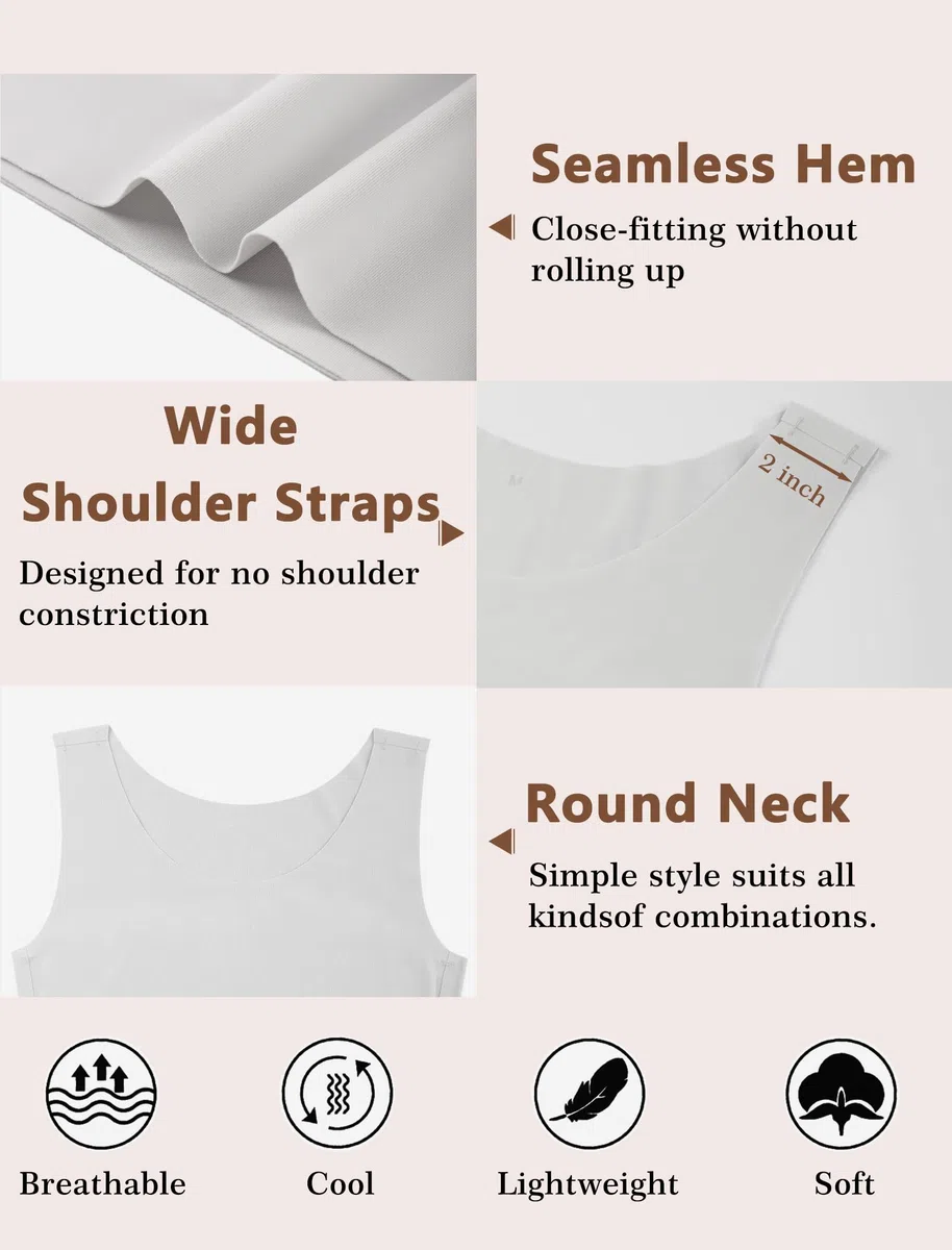Binder Trans FTM Compressione Binder Seno Leggero e Traspirante Senza Cuciture Reggiseno per Transgender