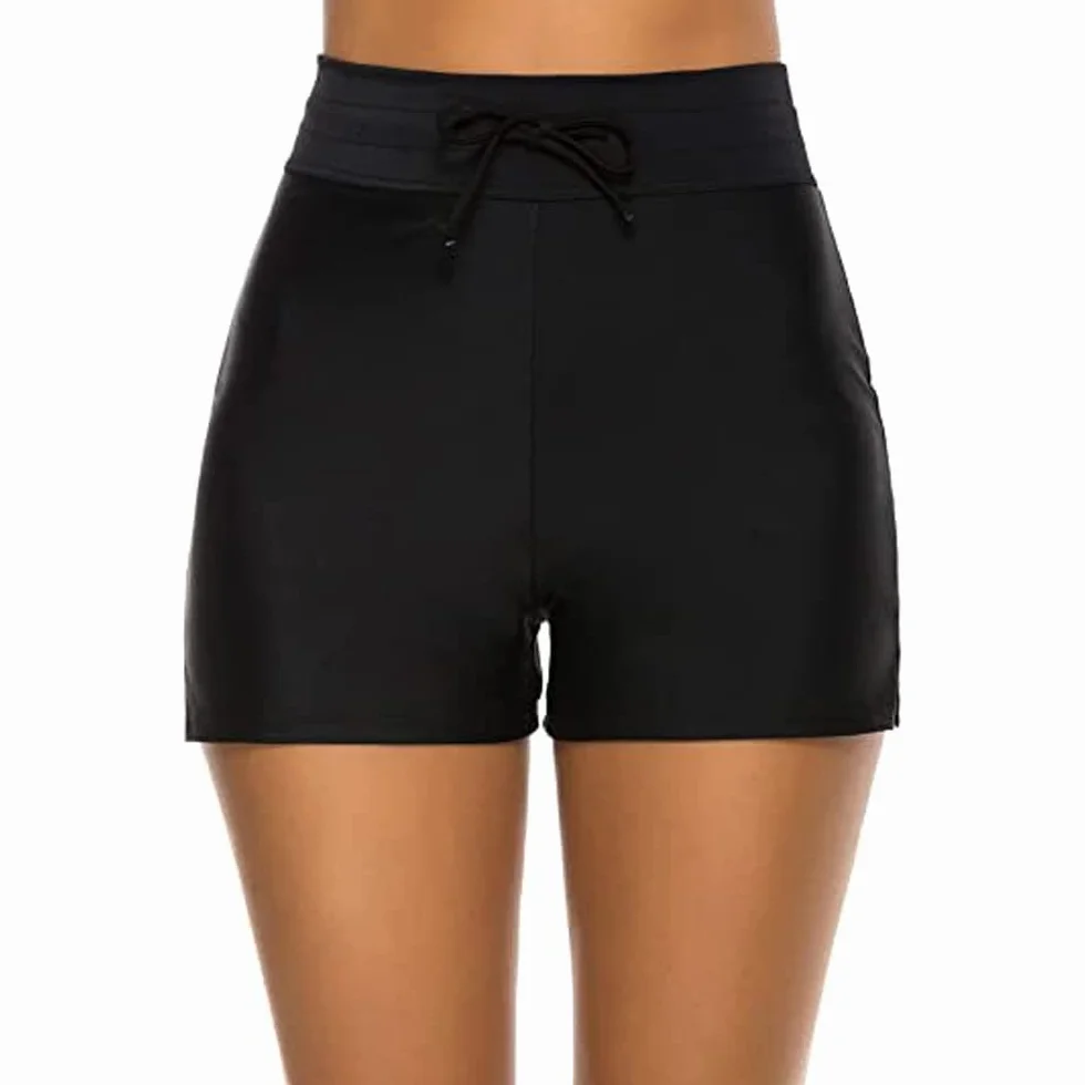 Pantaloncini da Bagno Donna Pantaloncini da Spiaggia Costume da Bagno Elastico Sportivi Pantaloni per Lo Yoga Jogging Piscina Spiaggia