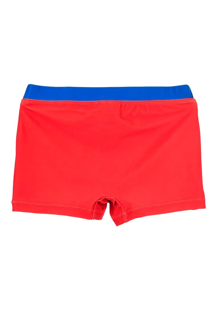 Marvel Spider-Man Spidey Costume da bagno per ragazzi e bambini, pantaloni da bagno rosso o blu, per spiaggia, piscina, lavaggio a mano