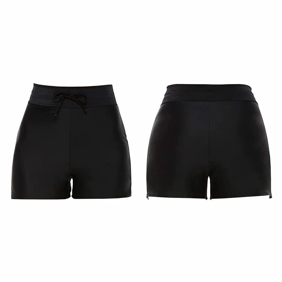 Pantaloncini da Bagno Donna Pantaloncini da Spiaggia Costume da Bagno Elastico Sportivi Pantaloni per Lo Yoga Jogging Piscina Spiaggia