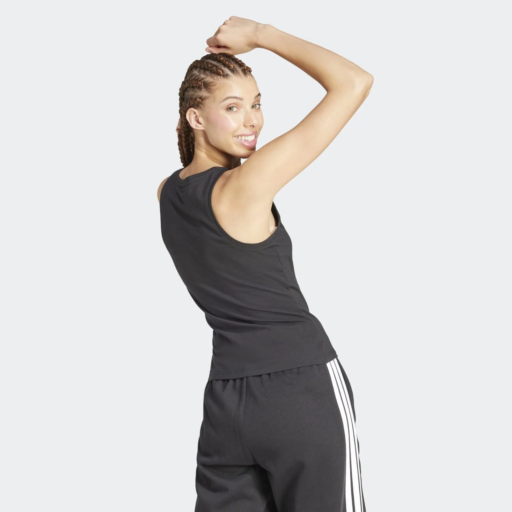 adidas Women Canotta Essentials Linear Slim Cotton