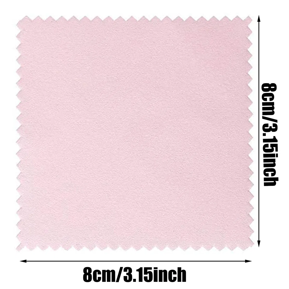 100 Pcs Panni per lucidare gioielli Gioielli Panno Pulizia Panno per Pulizia Gioielli per Pulire Argento Ottone Platino Oro Sterling Orologi (Rosa)