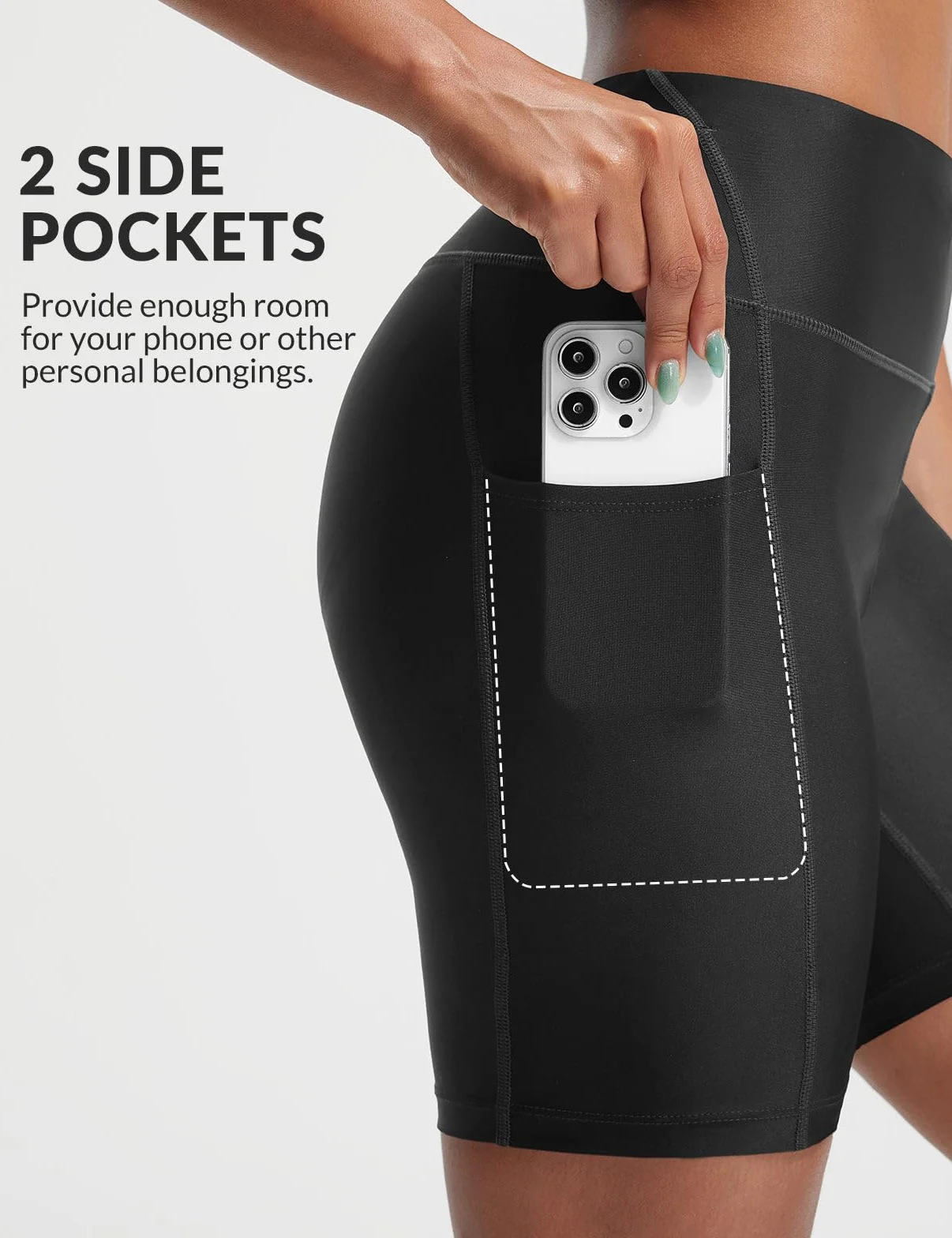 baleaf Costume da bagno da donna a vita alta, controllo della pancia, UPF50+, costume da bagno con tasche