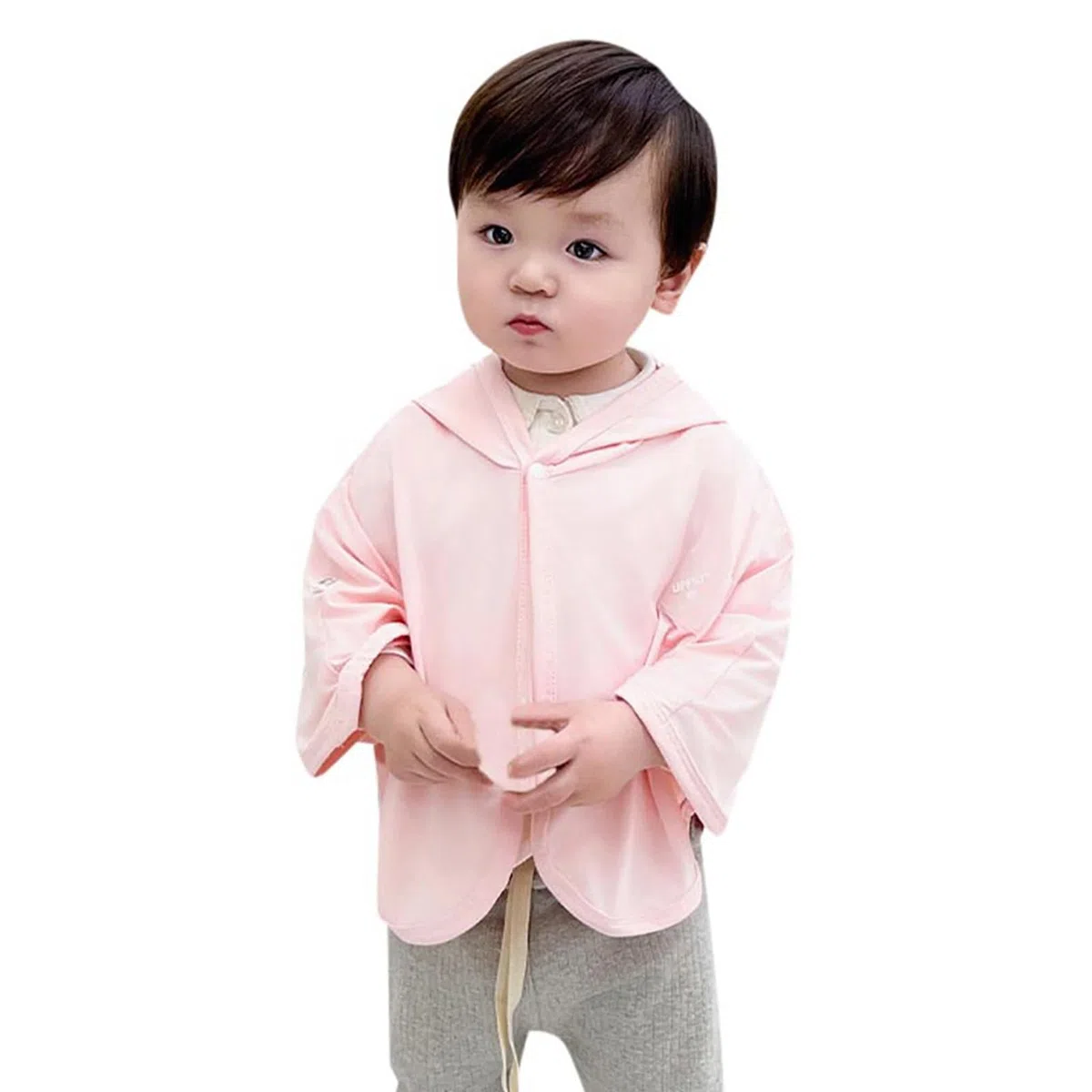 Giacca Antivento Bambina - Giacca Bambino con Protezione Solare, Felpa Leggera con Cappuccio per Neonati e Bambine con Protezione Solare Ideale per L'Estate. Cappotto Traspirante per Bambini Piccoli.