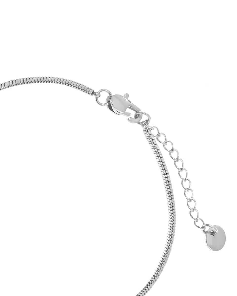 Made by Nami Bracciale in acciaio inox da uomo - Bracciale a catena cubano - Bracciale in argento e oro per uomo