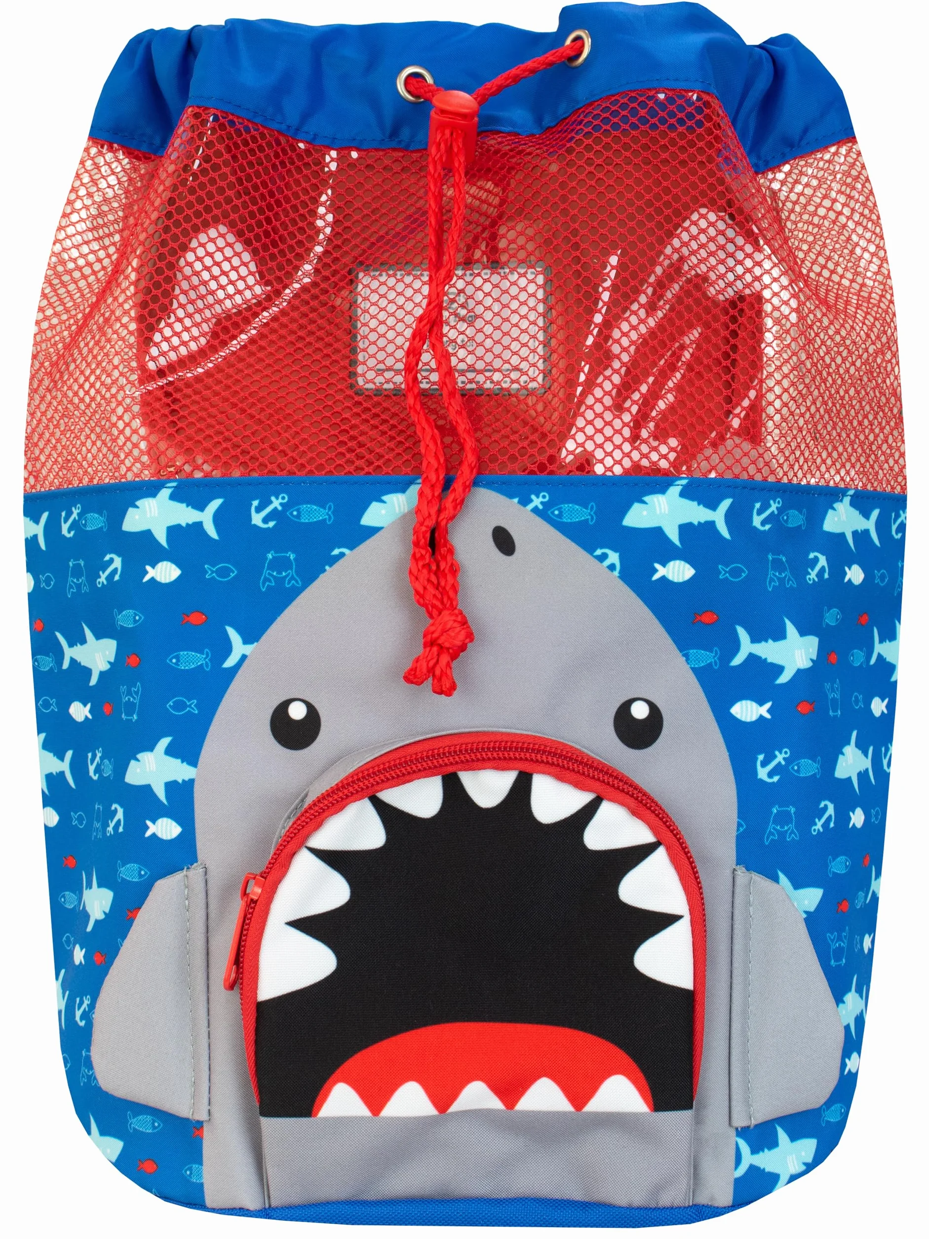 Harry Bear Borsa da bagno per bambini Squalo Blu