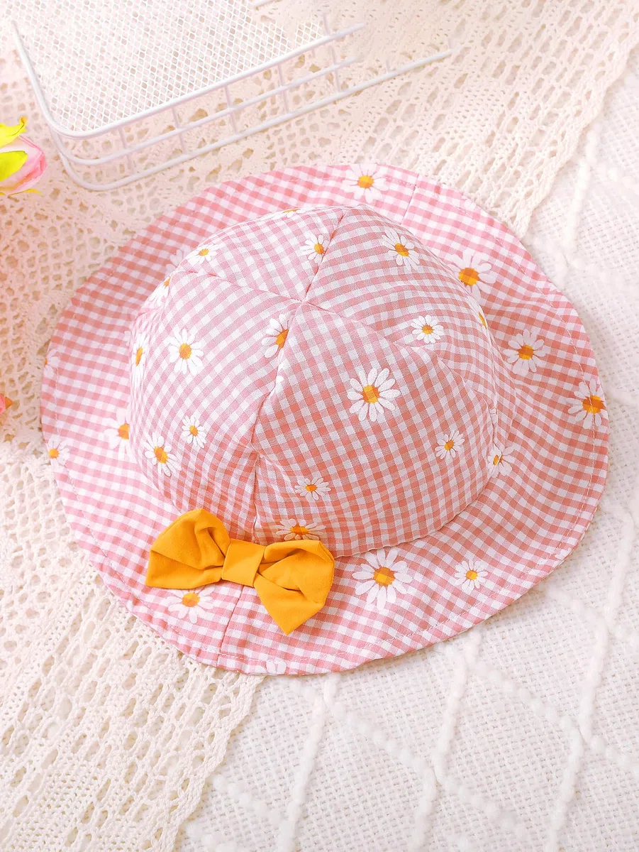 Vestiti Estivi per Bambini Piccoli e Neonati Senza Maniche con Motivo Floreale e Graziosi Abiti Cappello per Bambina
