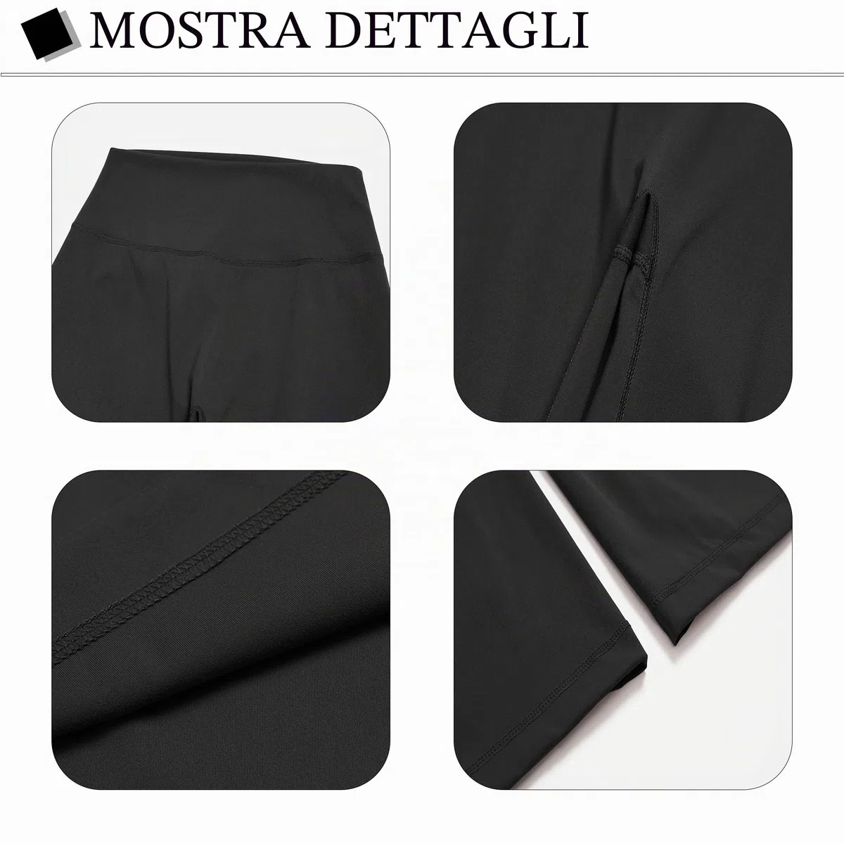KIKIMINK Pantaloni da yoga da donna Flared Leggings da donna, a vita alta, pantaloni larghi e elasticizzati, abbigliamento casual