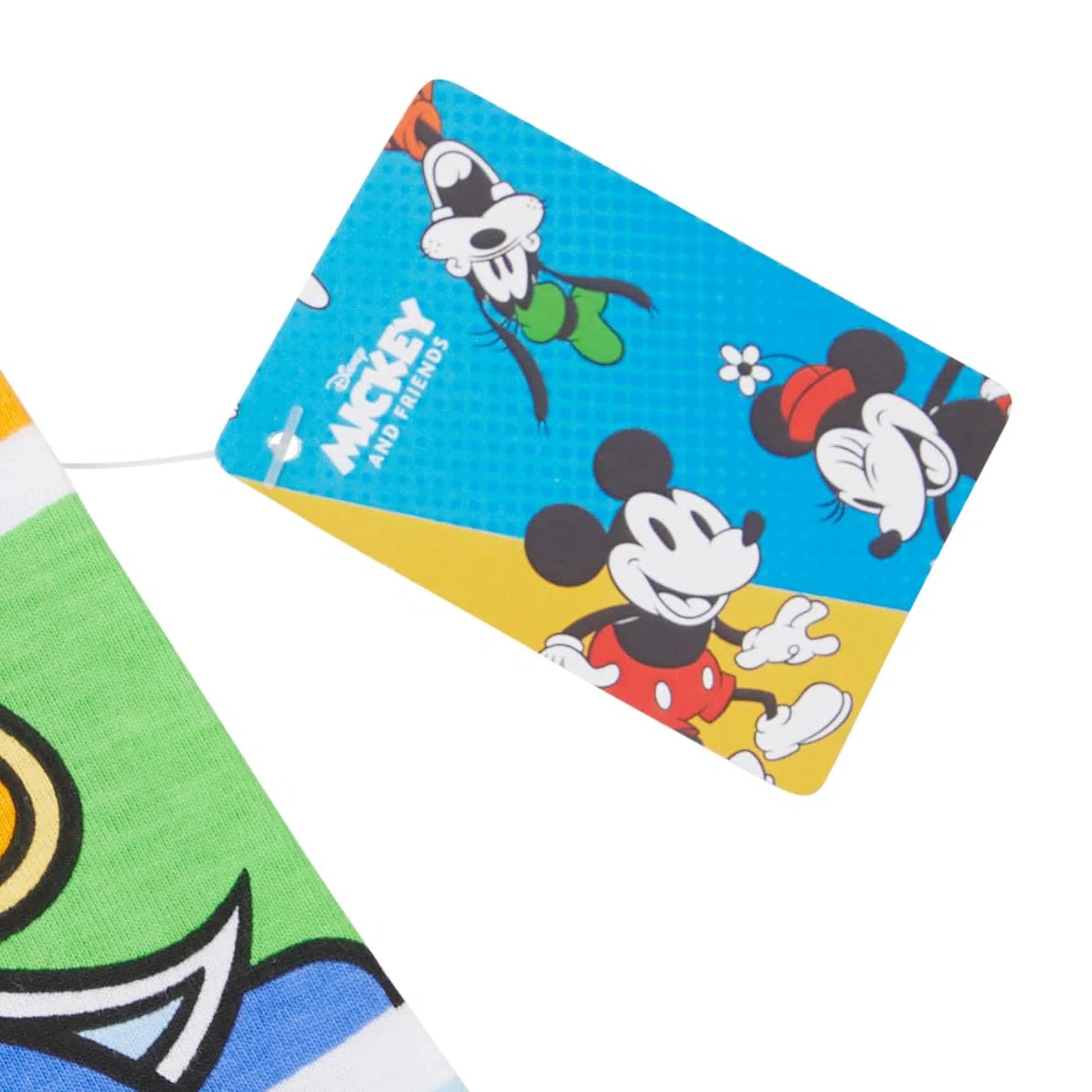 Disney Pigiama Corto a Righe Topolino, Paperino, Pippo, Plutone 100% Cotone