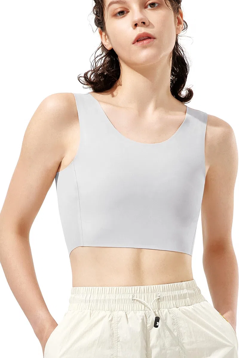Binder Trans FTM Compressione Binder Seno Leggero e Traspirante Senza Cuciture Reggiseno per Transgender