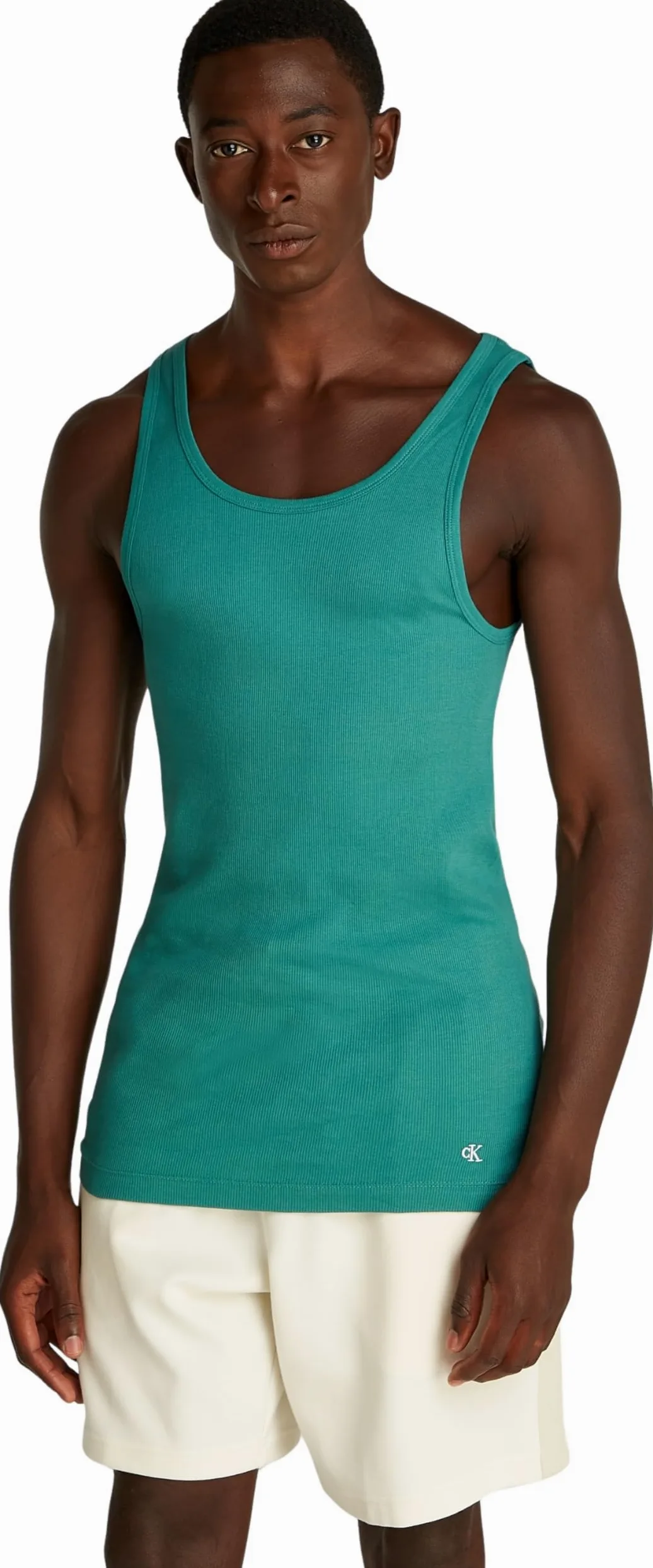 Calvin Klein Uomo Canotte Confezione da 3 in Cotone