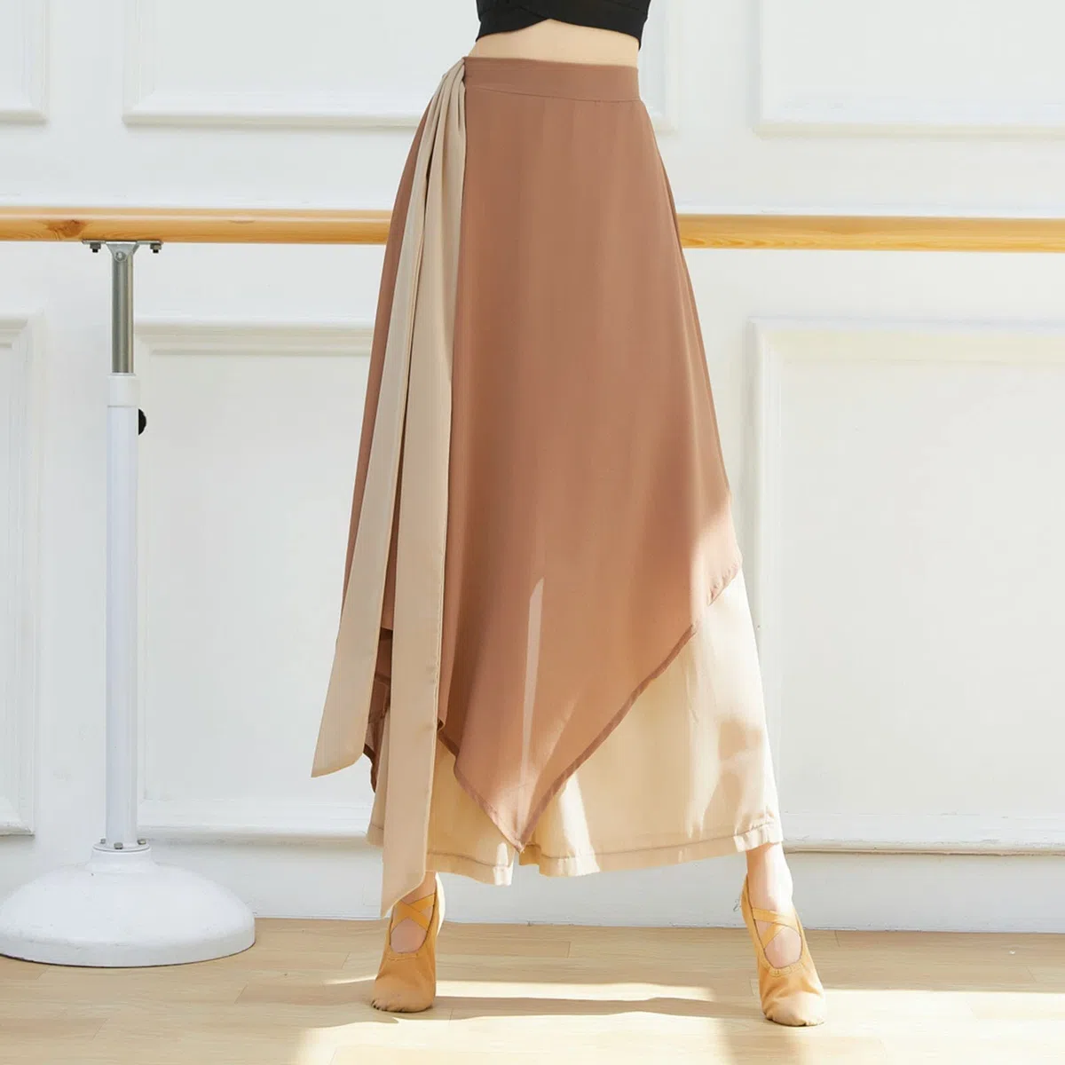 Pantalone Danza Donna Eleganti Pantaloni Larghi Casual Pantaloni da Danza Classica Pantaloni Lunghi A Gamba Larga Esercizi Pantaloni Donna Estivie Leggeri