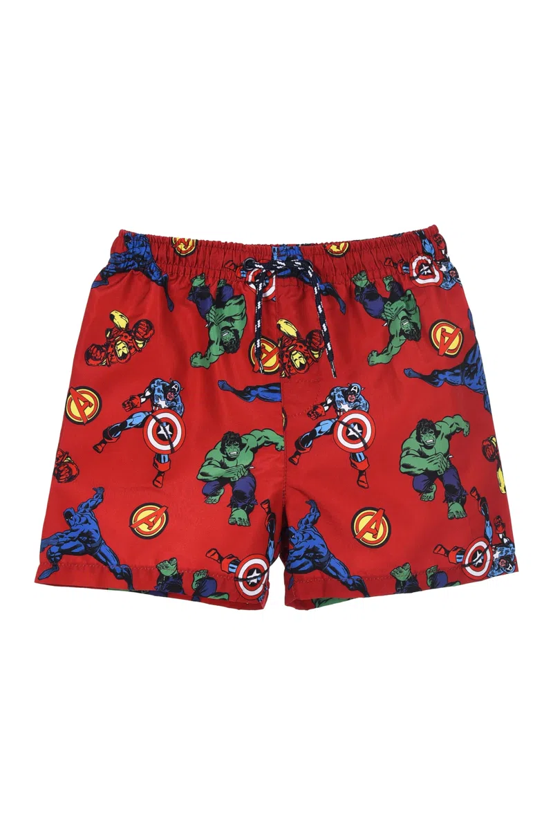 Marvel Avengers Bermuda da Ragazzi, Pantaloncini da Bagno per Bambino, Taglie 4 ai 10 Anni