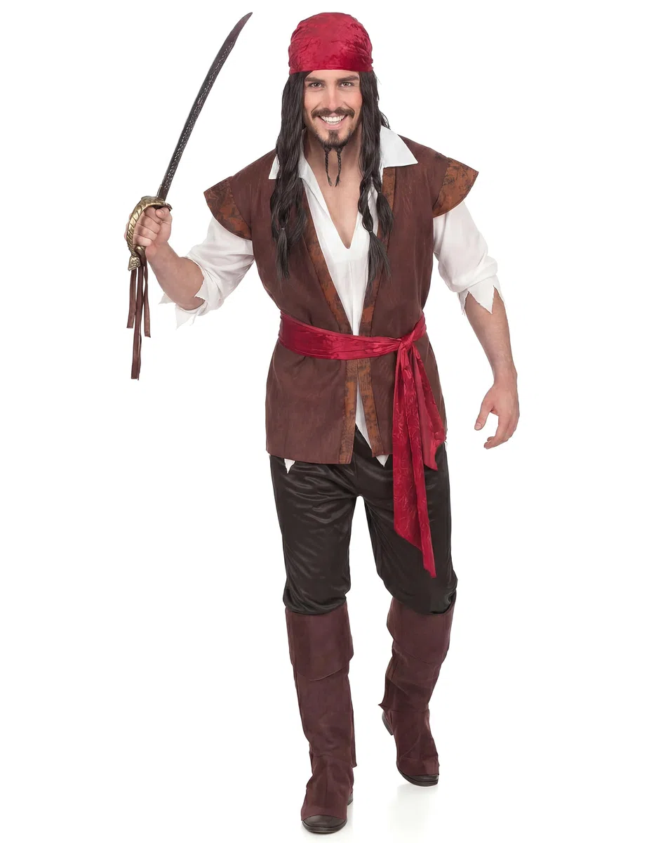DEGUISE TOI Costume classico da pirata uomo