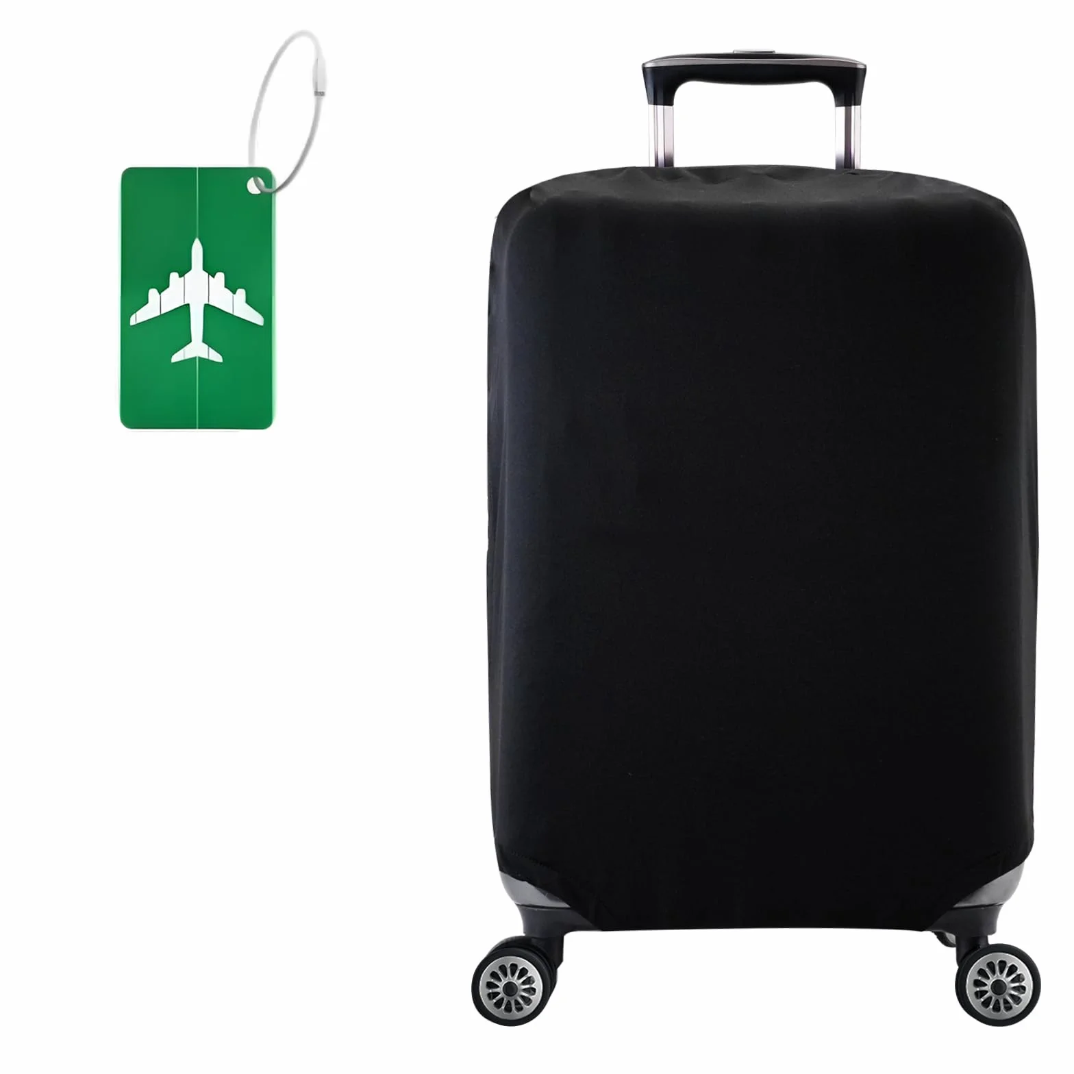 Elastico Copri Valigia Grande, 29-32 Pollici Coprivaligia Cover Valigia Custodie Protettive per Valigie, Custodia Valigia Copri Trolley Copertura Valigia con Etichetta per Bagagli per Viaggio
