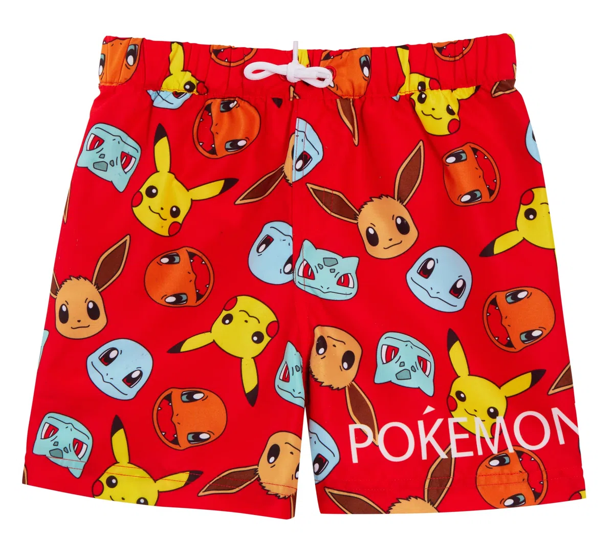 Pokémon Pantaloncini da Bagno Ragazzi Pantaloncini da Bagno per Bambini Pikachu Trunks con Coulisse in Vita Pantaloncini da Piscina per Spiaggia